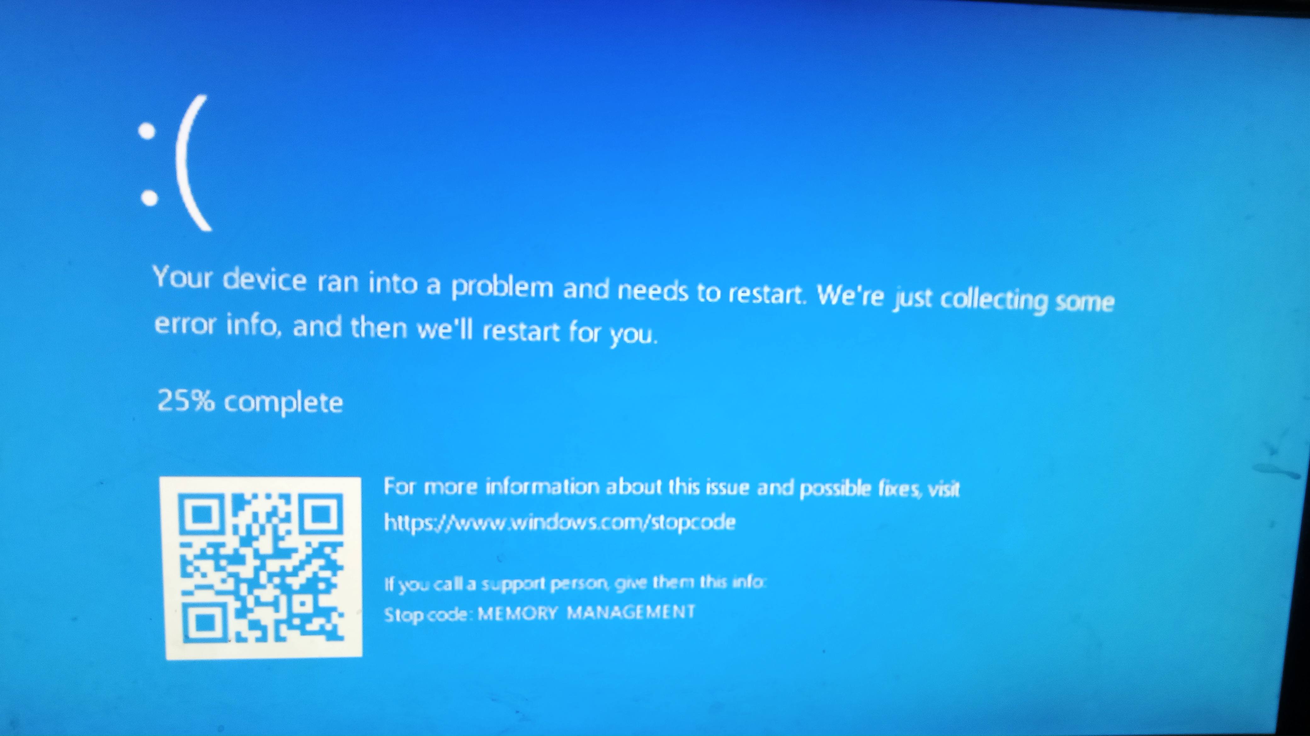 Blue Screen of Death